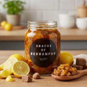 Jaggery Lemon Pickle Sweet Sour Nimbu Achar Odisha Silk City Snacks